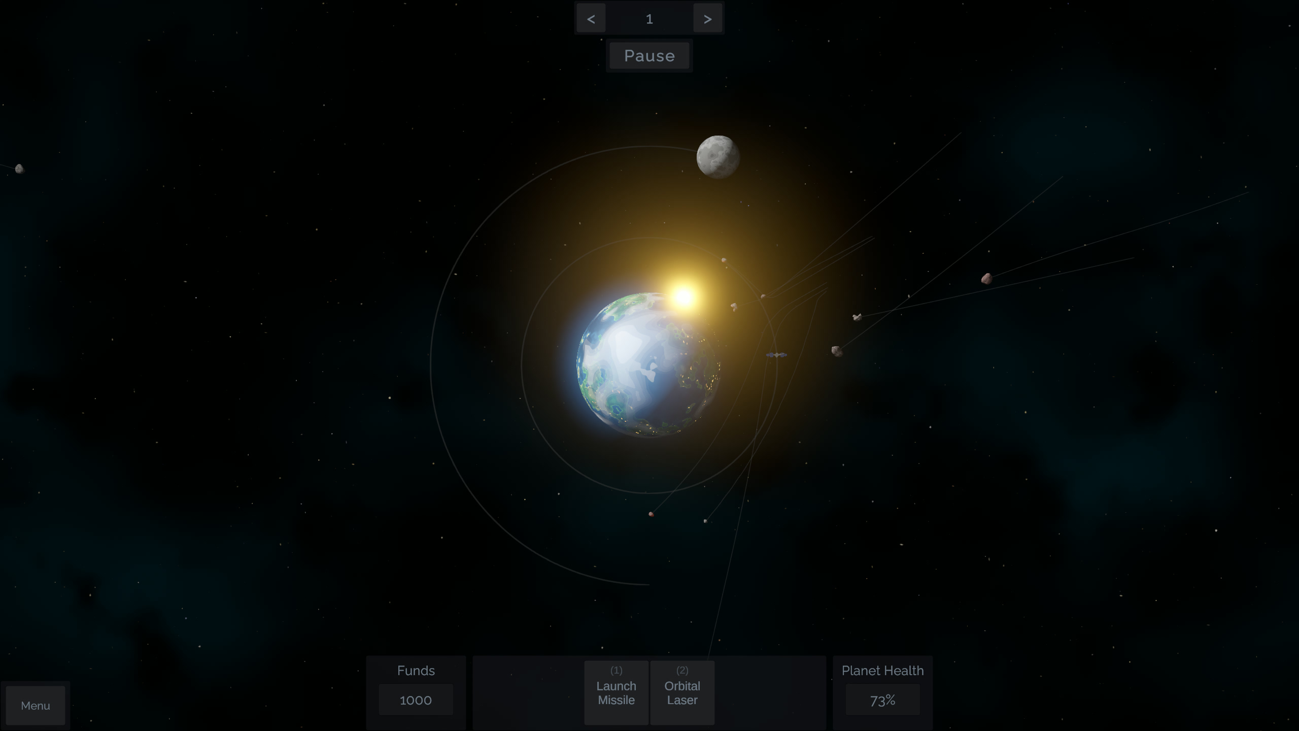 Asteroid Defence screenshot 1